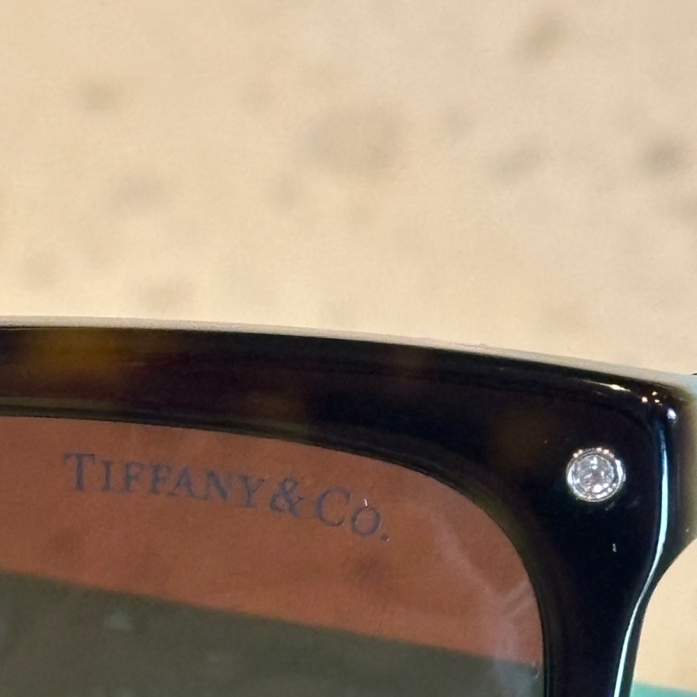 Tiffany & Co. Havana Brown Gradient Sunglasses with Tiffany Blue Accents! New 😎 - Picture 11 of 16